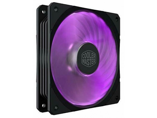 Cooler Master MasterFan SF120R RGB 120MM SQUARE Case FAN Silent Cooling 4Pin PWM